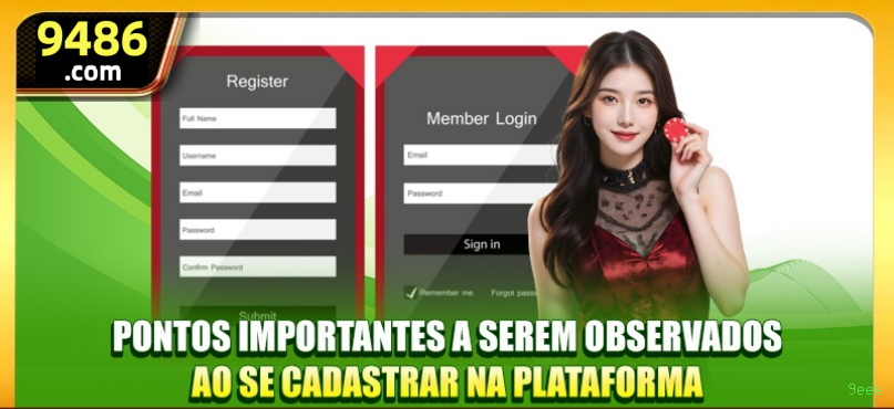 Cadastro rápido e seguro na 9eee